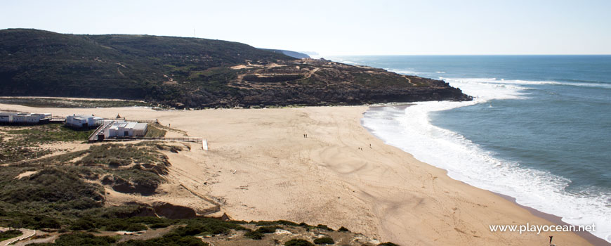 South at Praia da Foz do Lizandro Beach