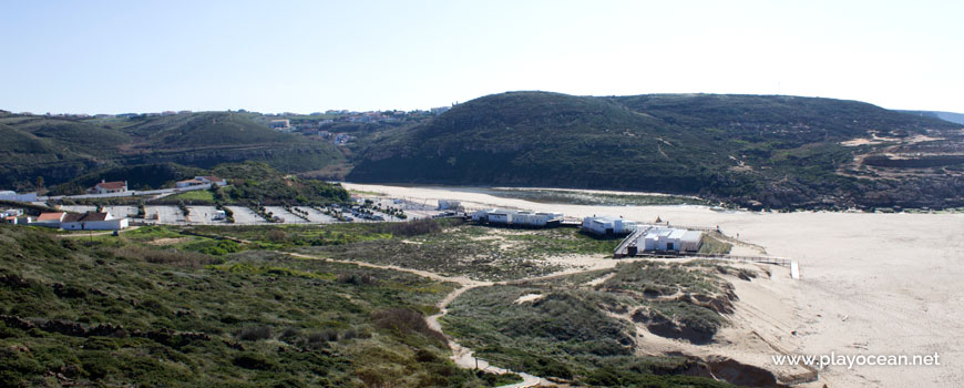 Vegetação na Praia da Foz do Lizandro