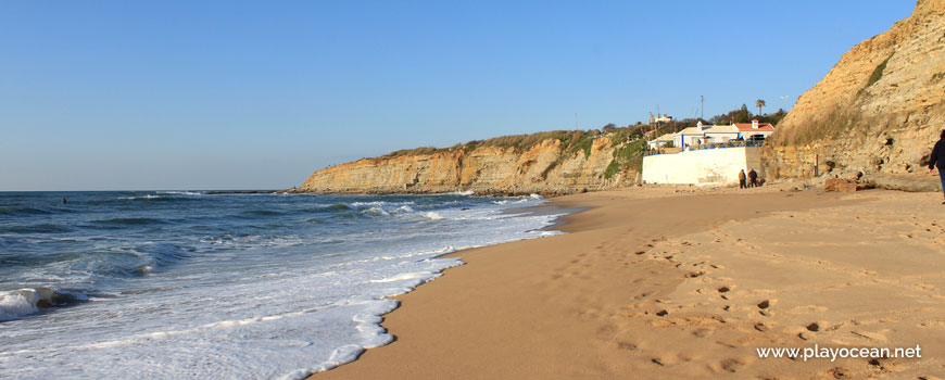 North at Praia do Matadouro Beach