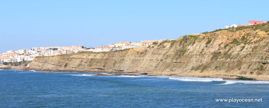 Cliff and Ericeira town