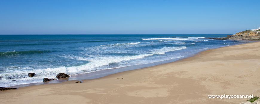 Águas na Praia do Norte