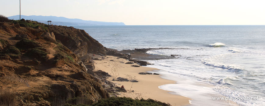 South of Praia da Orelheira Beach