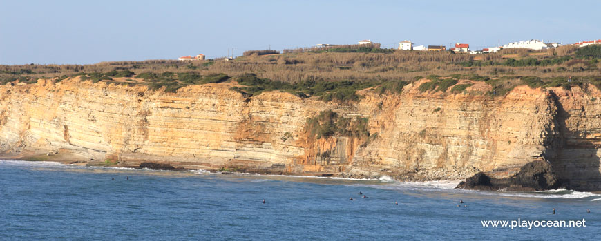 Panoramic of Praia do Penedo Mouro Beach