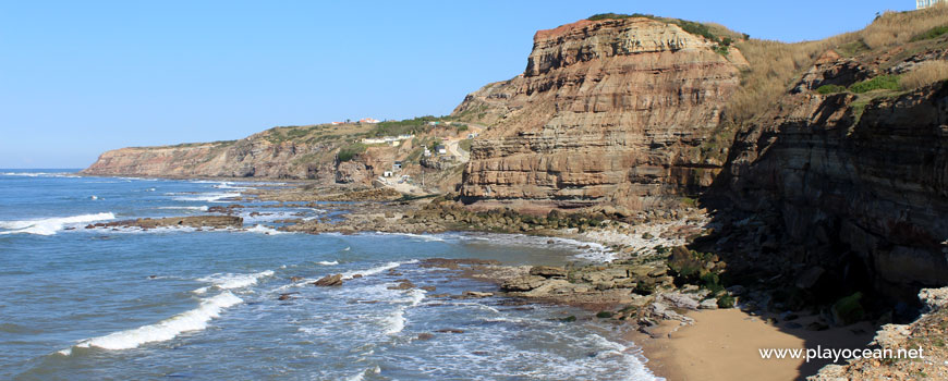 North at Praia de Porto Barril Beach