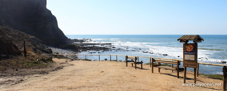 Benches at Praia de Porto Barril Beach