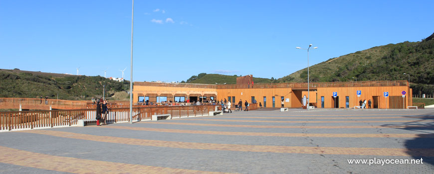 Bar at Praia de Ribeira dIlhas Beach