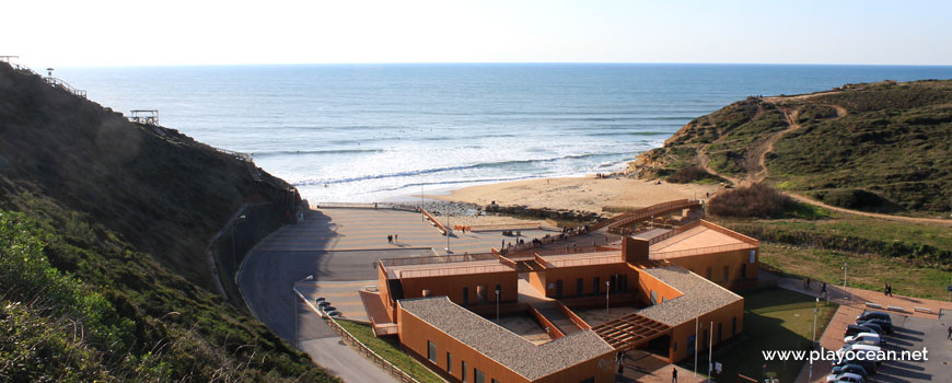 Panoramic of Praia de Ribeira dIlhas Beach