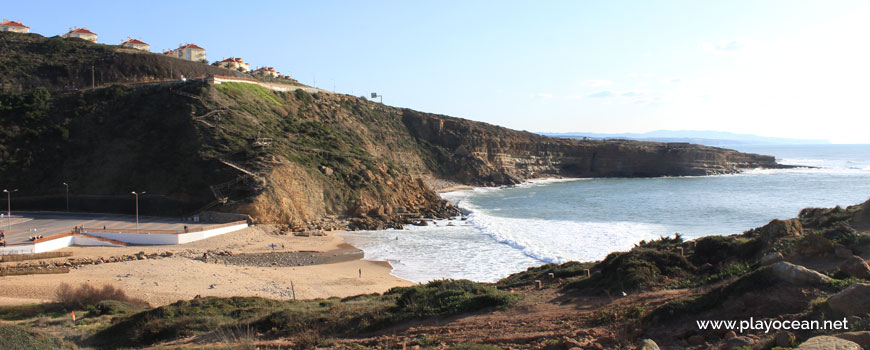 South at Praia de Ribeira dIlhas Beach