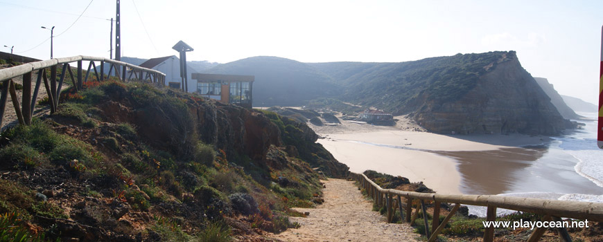 Descent to Praia de São Julião Beach