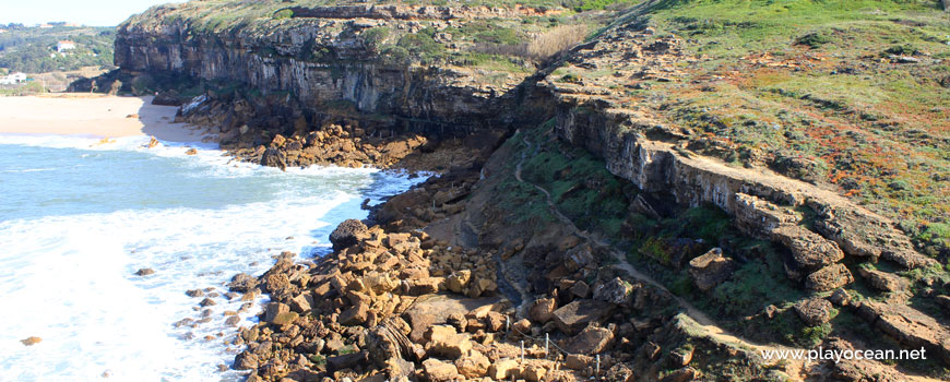 Trail at Praia de São Lourenço Beach