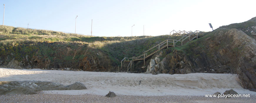 South stairway at Praia da Concha Beach