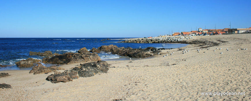 Rocks at Praia do Barreiro Beach