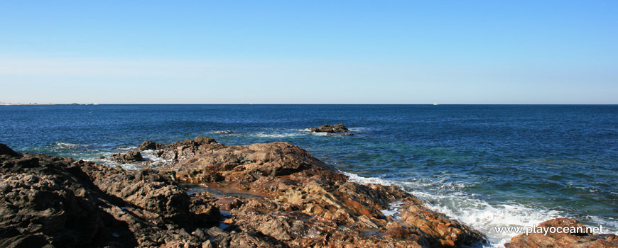 Sea at Praia do Barreiro Beach