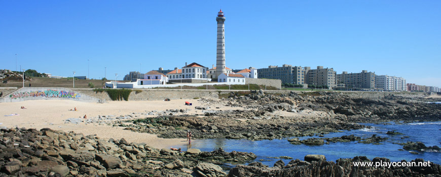 Leça Lighthouse, Praia da Boa Nova Beach