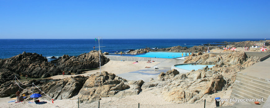 Marés pools at Praia de Leça da Palmeira Beach