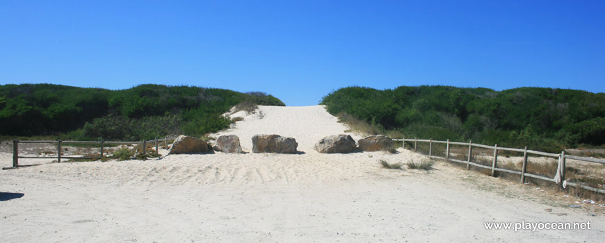 Entrance of Praia de Mira Beach