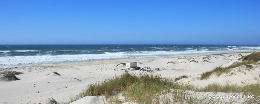 Barrack at Praia da Gaivina Beach