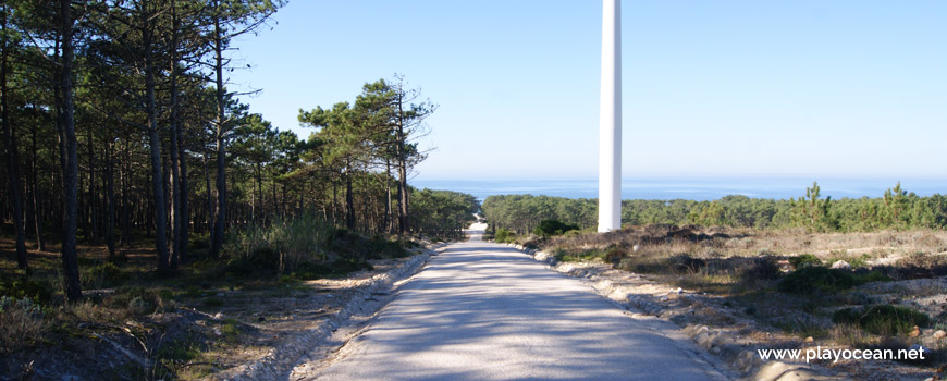 Road to Praia da Areeira Beach