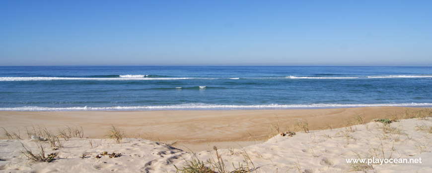 Sea at Praia da Areeira Beach