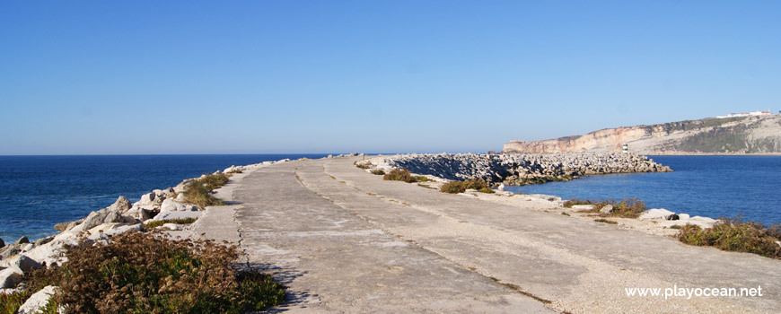 Pier of the Nazaré Port