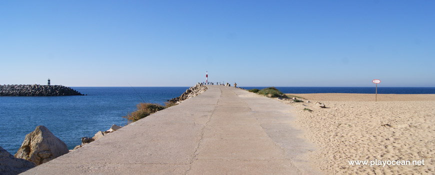 Pier of Praia da Nazaré Beach