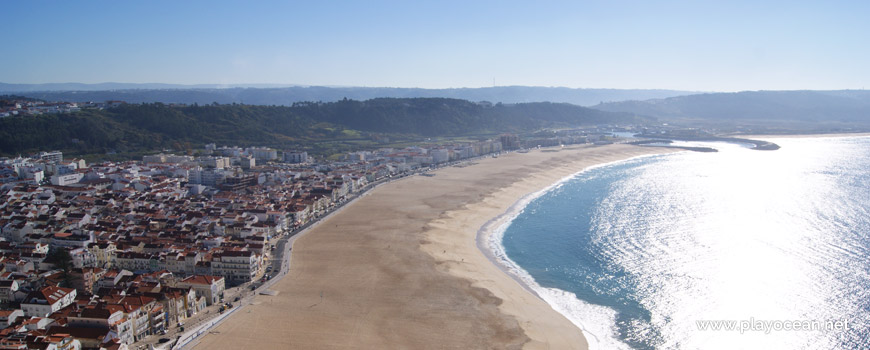 Sul da Praia da Nazaré