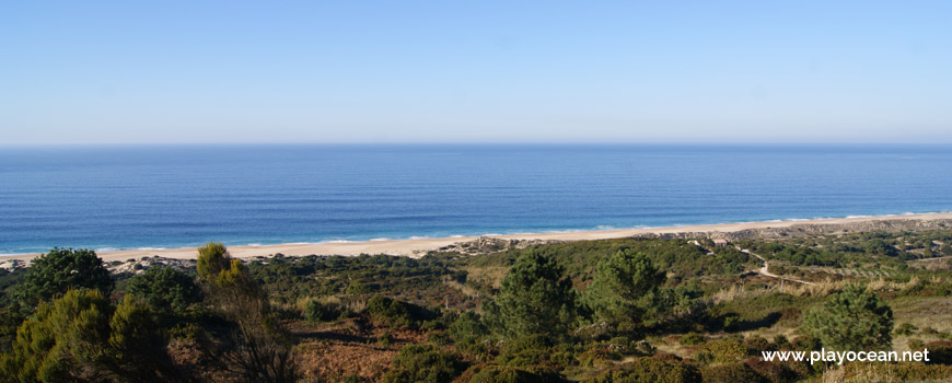 Seafront of Praia do Salgado Beach