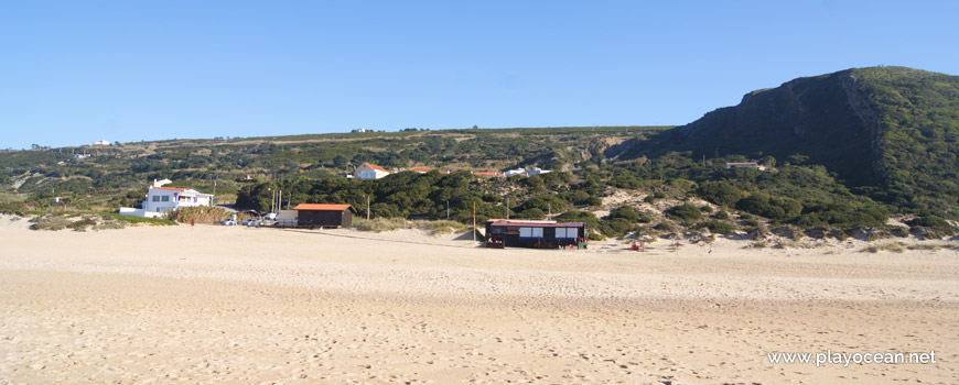 Bars at Praia do Salgado Beach