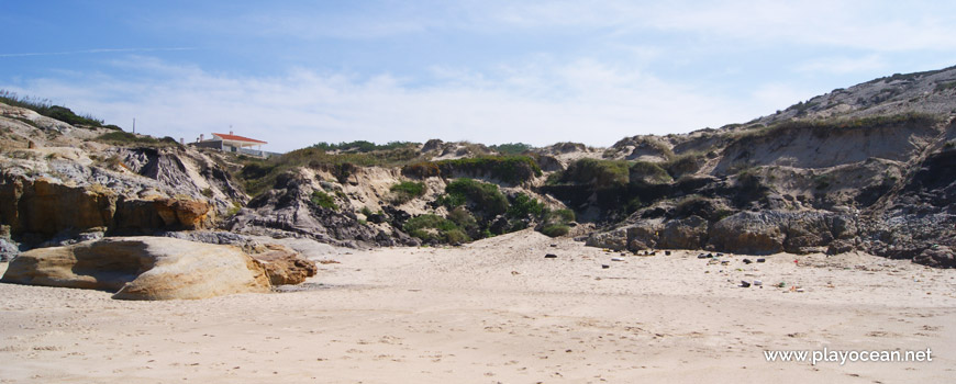 Falésia na Praia de Covões