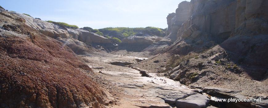 Cliff at Praia da Estrela Beach