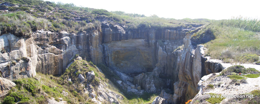 Scarps at Praia da Fincha Grande Beach