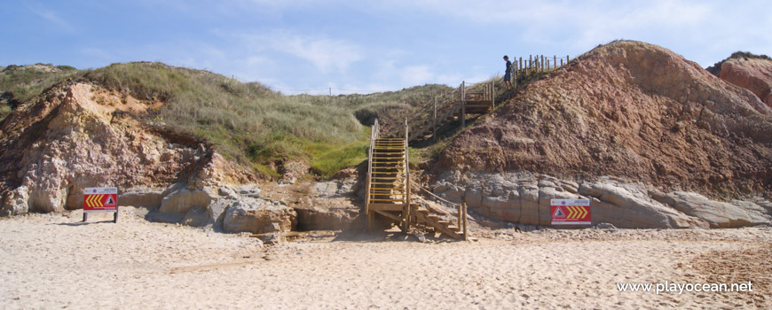 Stairway at Praia do Pico da Antena Beach