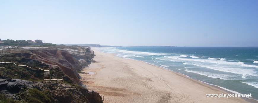 South at Praia do Pico da Antena Beach