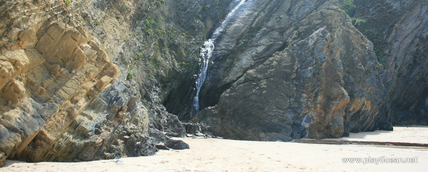 Cascade of Praia dos Alteirinhos Beach