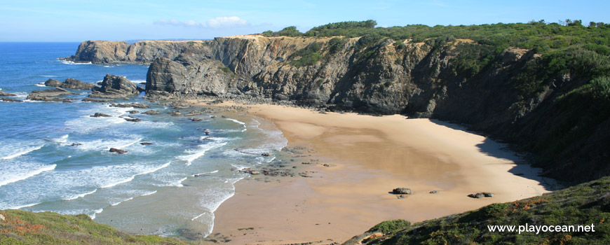 Sand at Praia do Amália Beach