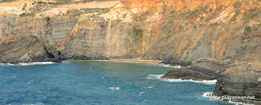 Falésia na Praia do Cão