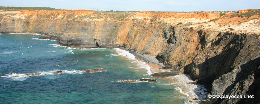 North at Praia do Cão Beach