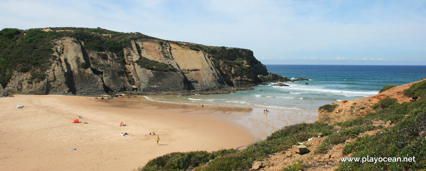 Bathing area, Praia do Carvalhal Beach
