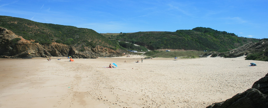 Sand at Praia do Carvalhal Beach
