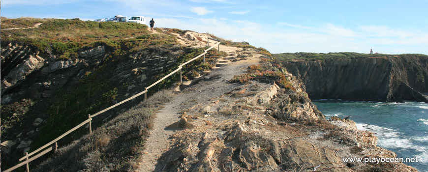 Ascent of Praia do Cavaleiro Beach