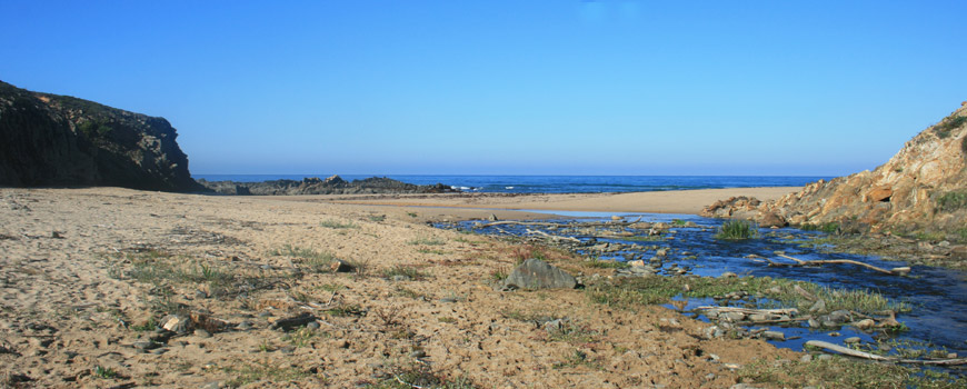 Areal na Praia da Foz dos Ouriços