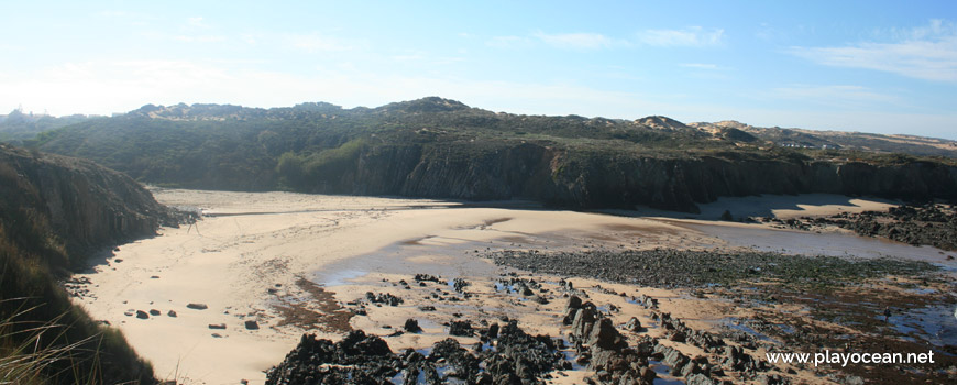 Valley of Praia da Foz dos Ouriços Beach