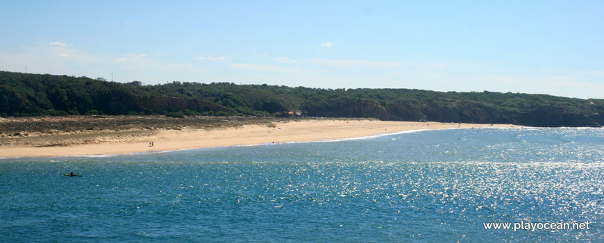 Praia das Furnas Beach on the south margin