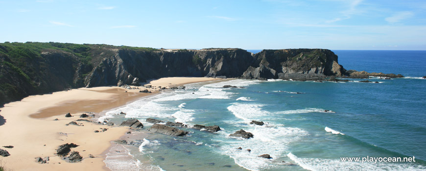 South at Praia do Machado Beach