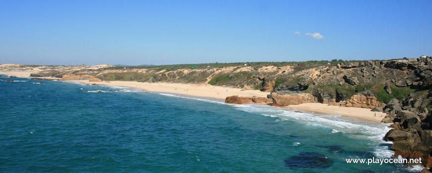 Panorâmica da Praia do Malhão (Sul)