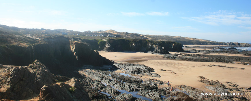 South at Praia de Nossa Senhora Beach