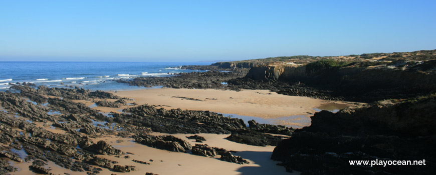 North at Praia de Nossa Senhora Beach