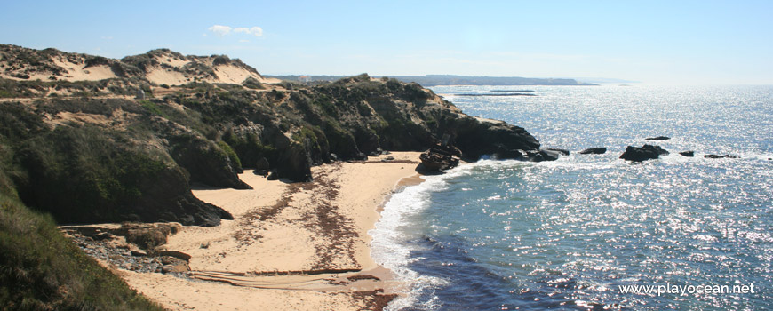South at Praia do Patacho Beach