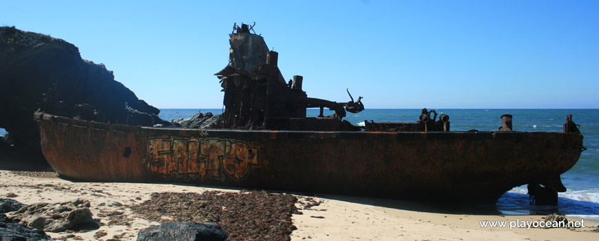 <span lang=de>Klemens</span> at Praia do Patacho Beach