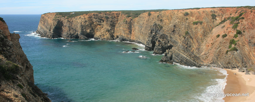 Cliff at Praia do Tonel Beach